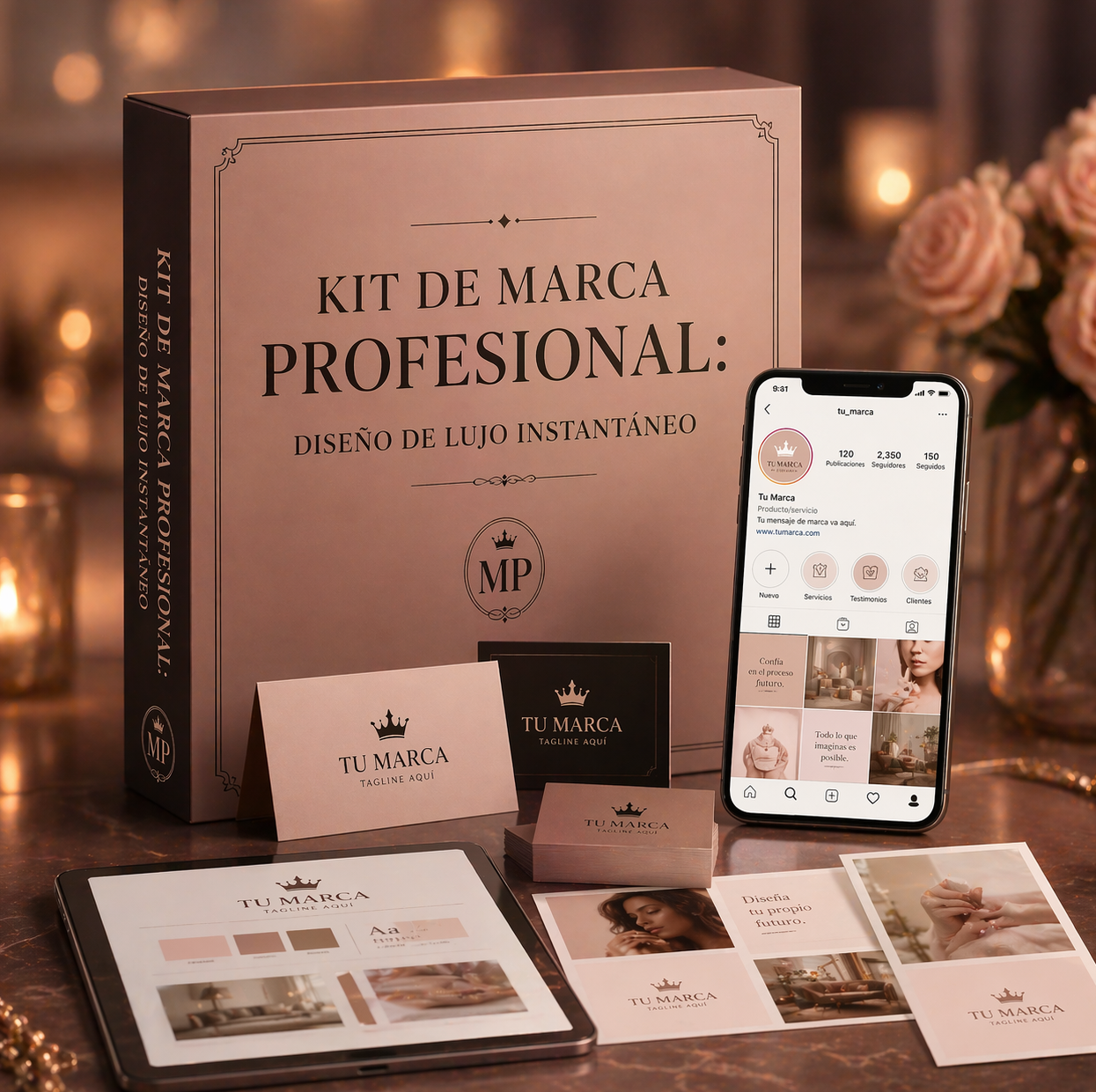 KIT DE MARCA PROFESIONAL: DISEÑO DE LUJO INSTANTÁNEO